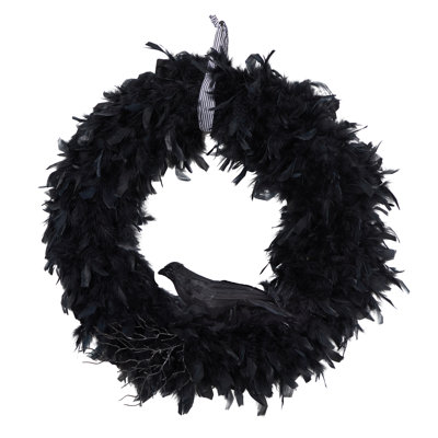 Couronne à plumes Raven
