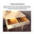 Cream White Vanity Table Set With Two Drawers And Matching Stool