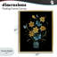 Cadre flottant Mystical March Daffodils, conception par Episodic Dessins-45400389-45400391