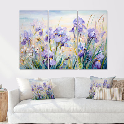 Ensemble de salon Herefordshire - Fleurs, art mural