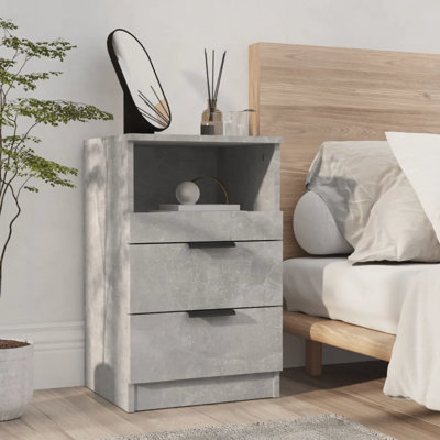 40cm W Manufactured Wood Bedside Table