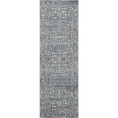 Tapis denim / taupe Angela Rose x Loloi Blake
