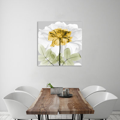 Rose In Gold 1 by Albert Koetsier - Wrapped Canvas Print