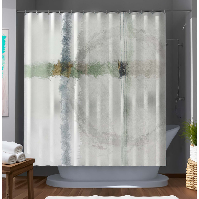 Jakora Abstract Shower Curtain