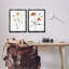 «Flower Stem Bees», ensemble de 2 toiles flottantes encadrées par Katrina Pete-903374823-903374818