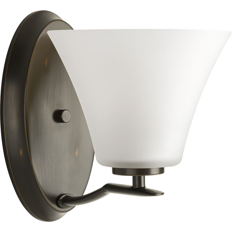 Éclairage pour meuble-lavabo à 1 lumière à intensité variable en bronze antique Karla