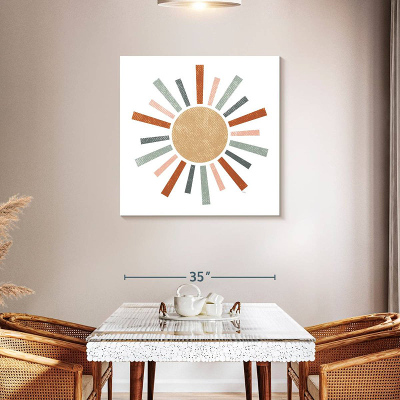 Oberle Rustic Rainbow Sun, 36" H x 36" W