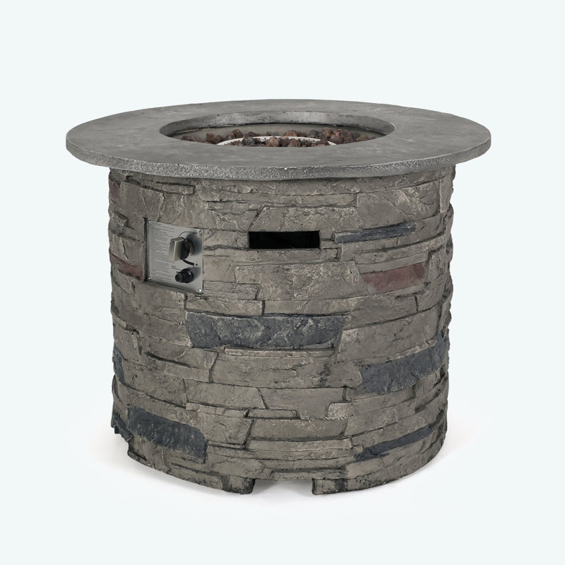 Outdoor 32" Round MgO Propane Fire Pit