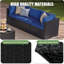 Canapé d'angle modulaire en résine tressée de 10 pièces avec pouf et coussins de 12 cm-2011765727