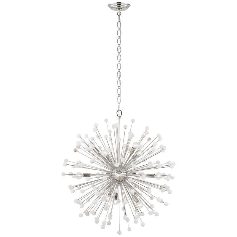 Lys 15 - Light Solid Brass Chandelier by Suzanne Kasler