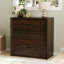 Commode 3 tiroirs avec anti-basculement, finition grain de bois-214054138