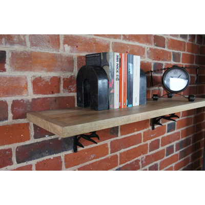 Ivins Mango Solid Wood Bracket Shelf