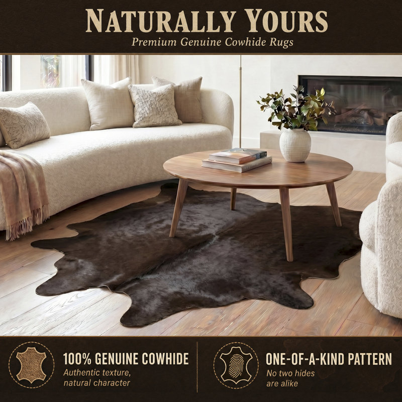 Tapis chocolat fait à la main Plainsboro