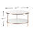 Linvel Glass Top Coffee Table-1445254794