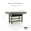 Table rectangulaire en bois Bruun
