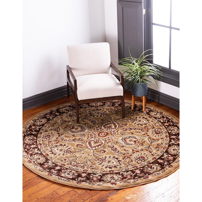 Odyssey Oriental Indoor Rug, Round 8'