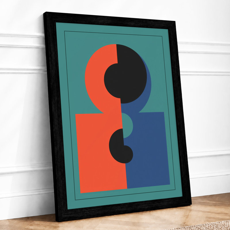 Balance And Duality Geometric - Print, A1 - 84.1 x 59.4 cm, Black