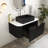 Wall-Mounted White Rectangular Ceramic Basin Bathroom Vanity-762538089-762538090