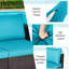 Chaise de patio avec coussins-1498722036