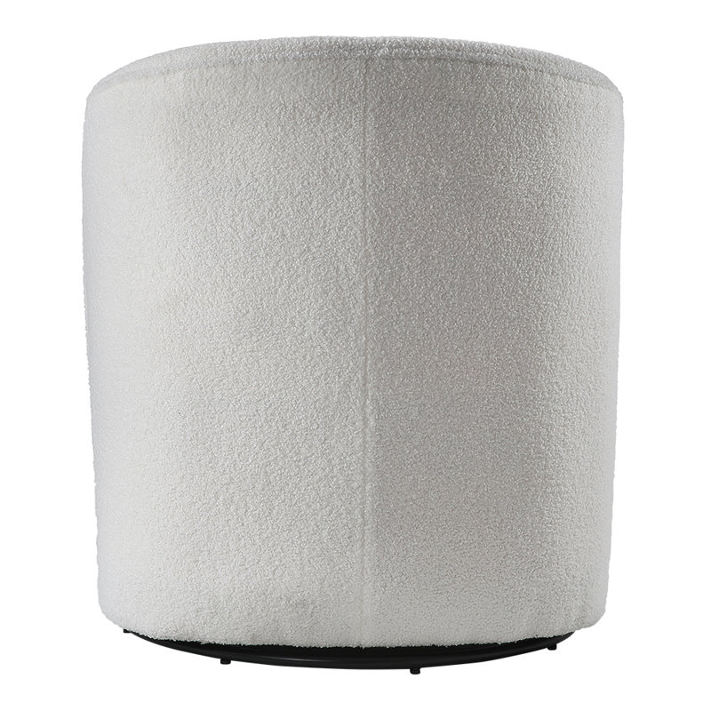 Upholstered Swivel Barrel Chair