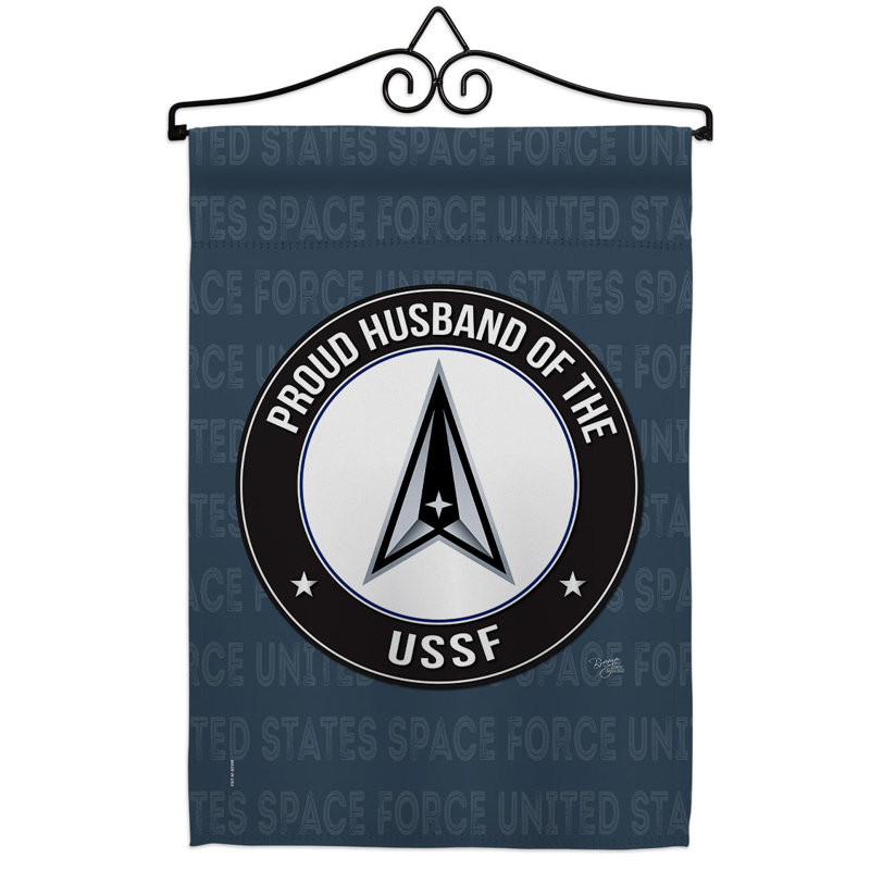 Ensemble de drapeaux en polyester 19 po x 13 po Proud Husband