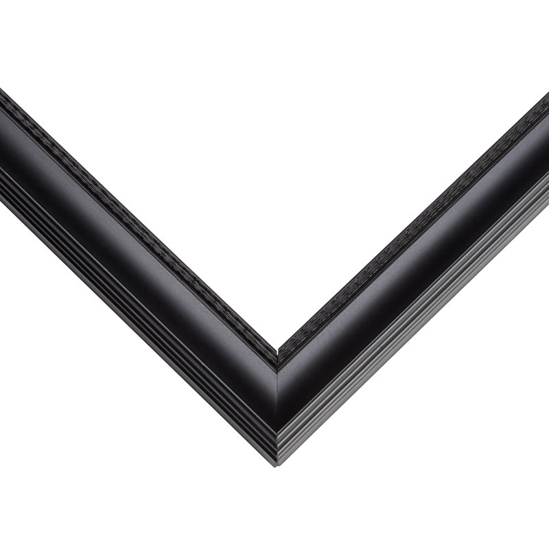Chedo Solid Wood Picture Frame, Black, 10" W x 45" H
