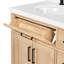 Meuble-lavabo simple en bois massif 36 po Tidworth avec plateau en quartz Carrara de 1,5 po-1751451066-1763275039-1763275034