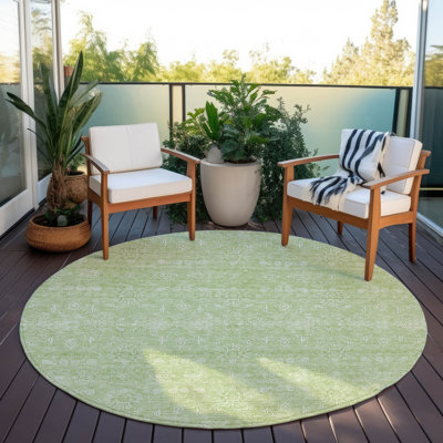 Alta Washable Floral Indoor / Outdoor Rug