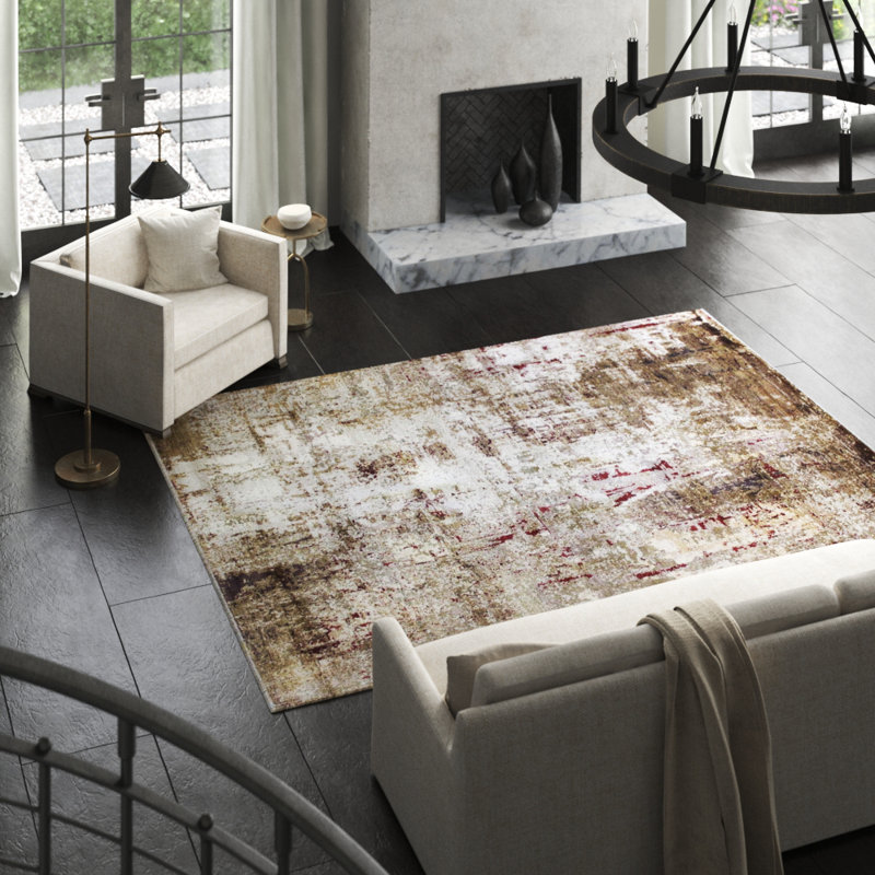 Patinated Look One-of-a-Kind 7'11" X 10'3" Area Rug