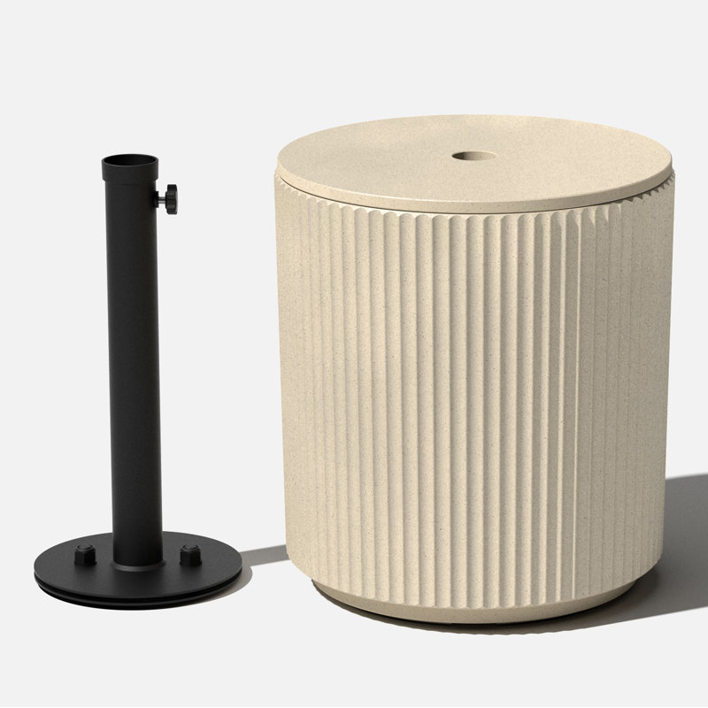 Demi Shade Side Table, Sand