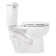 Bradenton 1.28 GPF Two Piece Round Toilet with 10" Rough-In