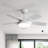 Damecia 42'' 5 Blade Modern Ceiling Fan With Light and Remote Control-629077920