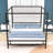  Metal Canopy Bed with Upholstered Headboard-1703354562-1703354564