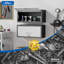 Armoire de garage murale robuste en métal - Organisateur de rangement flottant en métal avec porte à gaz, serrure et clé.-769314271