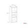 ClosetMaid 43.98" H x 15.87" W Cube Bookcase