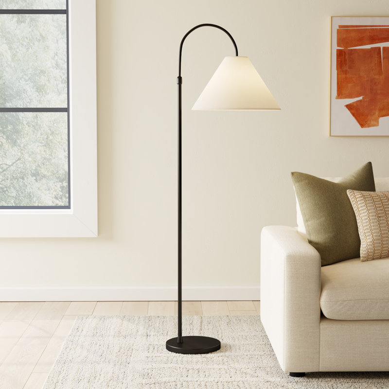 Oterra 65.4'' Matte Arched Floor Lamp