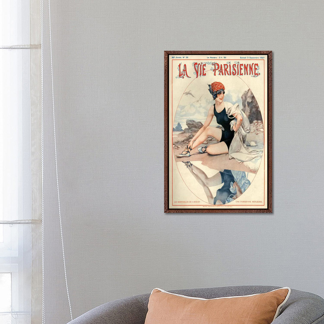 1927 La Vie Parisienne Magazine Cover von Cheri Herouard - Galerie-verpackte Leinwand Giclée auf Leinwand