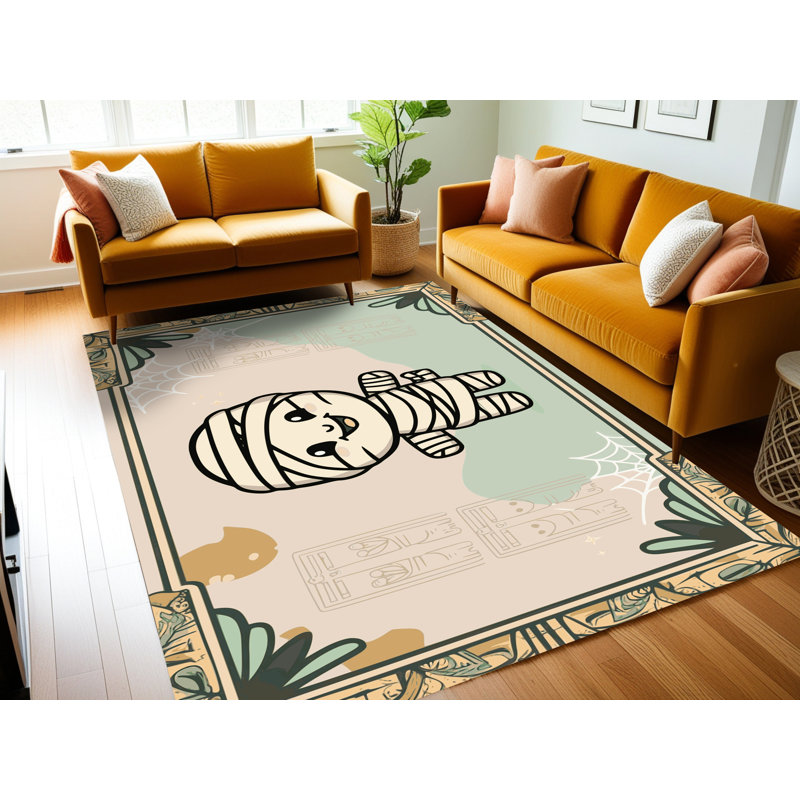 Tapis de Noël lavable The Holiday Aisle®, Rectangulaire 2 pi x 3 pi