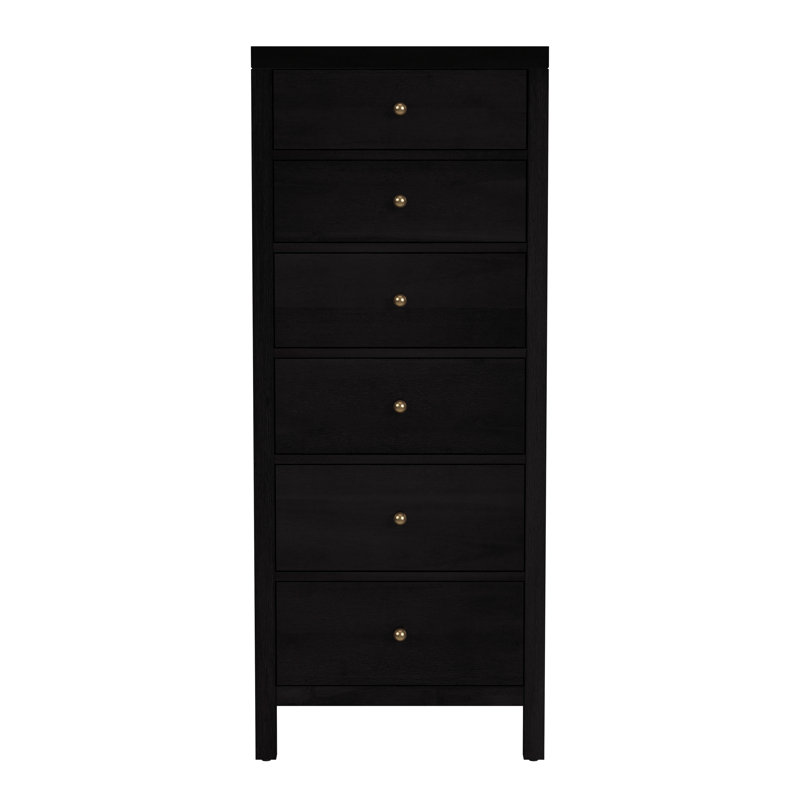 Celine 6-Drawer Lingerie Chest, Antique Coffee