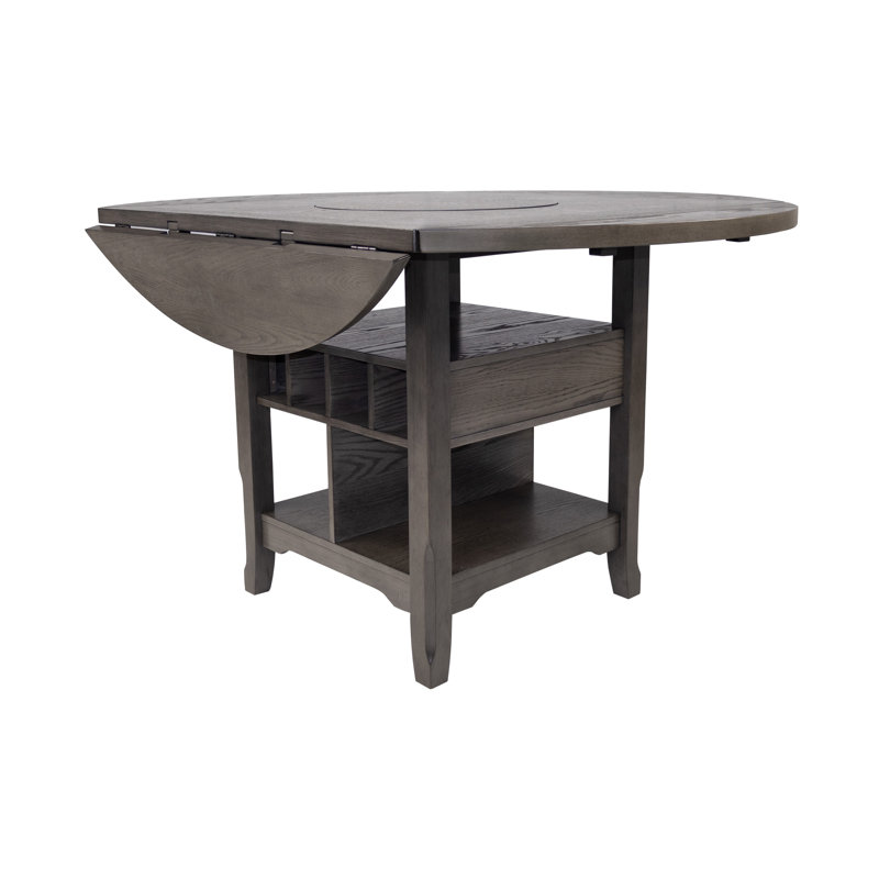 60.4" W COUNTER HEIGHT TABLE, GRAY, Gray