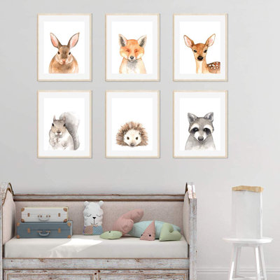 Dare Animals 6 - Piece Paper Print