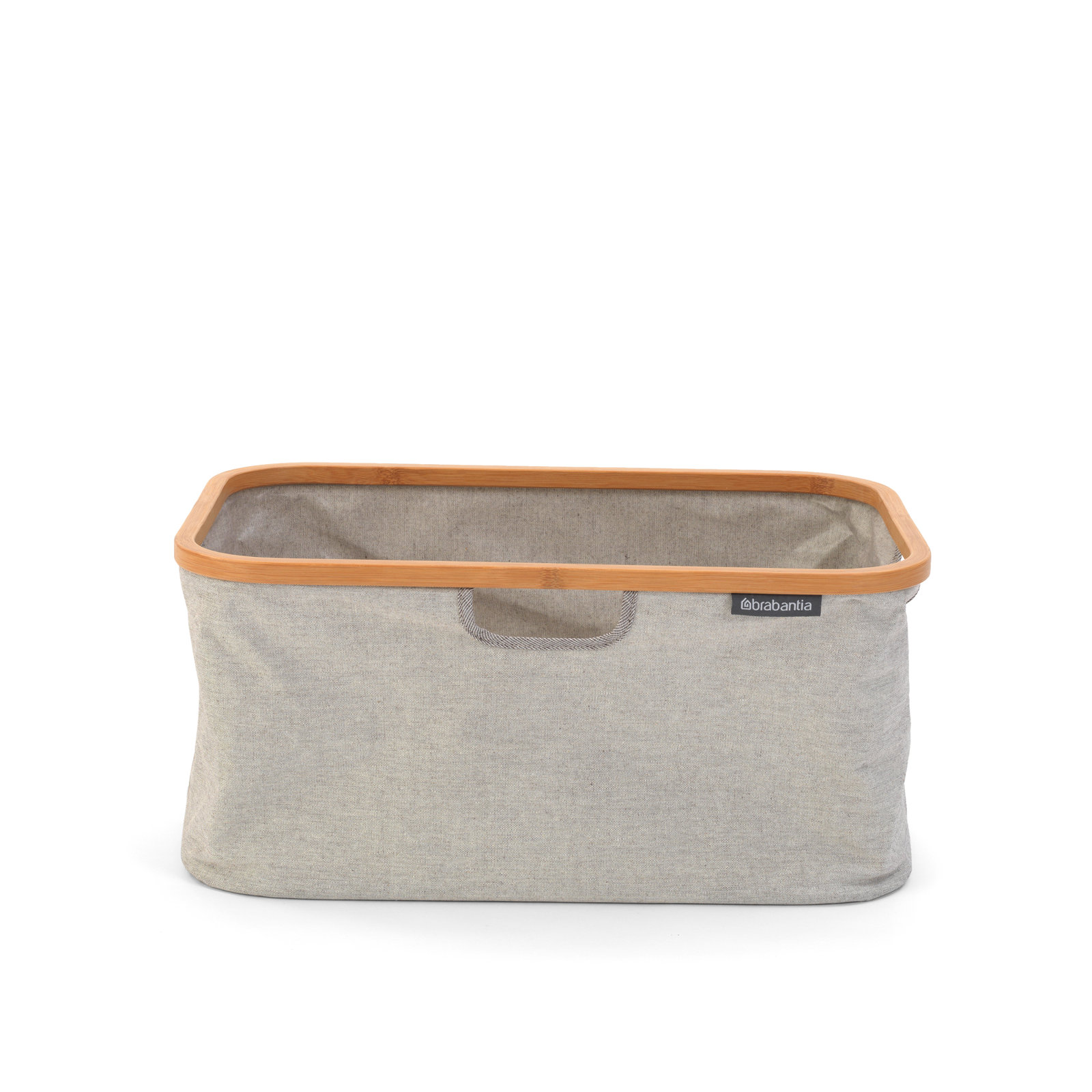 Brabantia 10.6 Gallon Foldable Laundry Basket, Light Gray