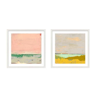 Provenve 1 & 2 by Andrea Stokes - 2 Piece Single Picture Frame Print