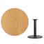 Plateau de table rond en stratifié de 24 po avec base de bar ronde de 18 po Jamey-1867976296-1867976234-1869829975