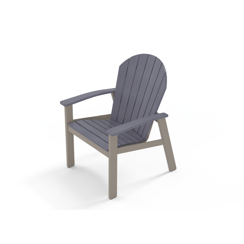 Augusto Outdoor Adirondack Chair, Cape Gray, Desert