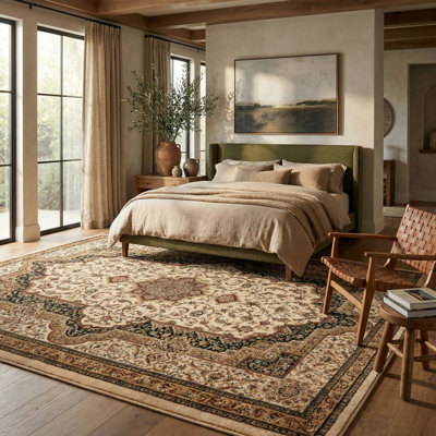 Tapis crème / brun Valerie