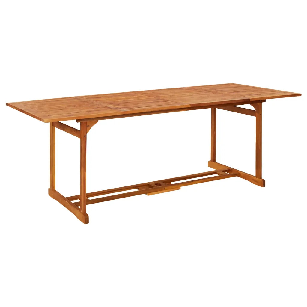 Menachem Marlow Home Co. Garden Dining Table 220X90x75 Cm Solid Acacia Wood