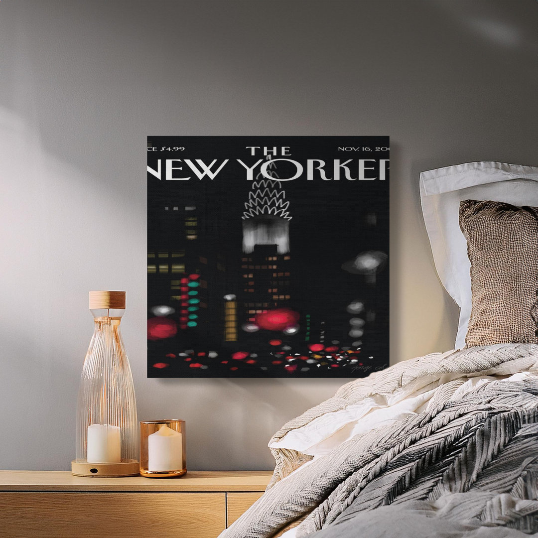 New York Night Cityscape Canvas Print