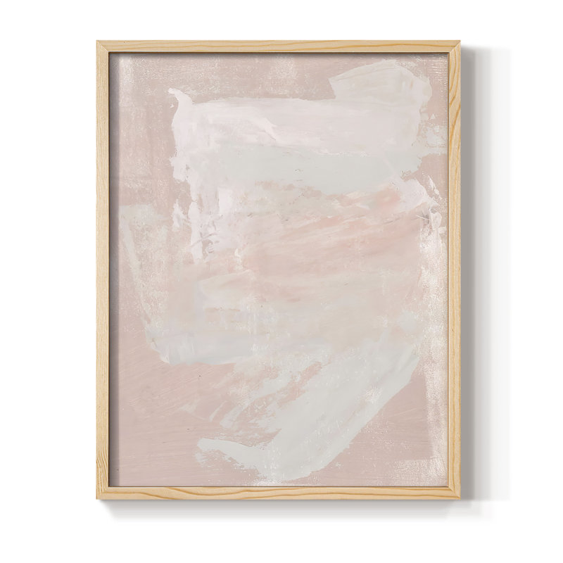 «Hazy Summer II», reproduction encadrée - bois massif, Naturel, H 30 po x l 24 po