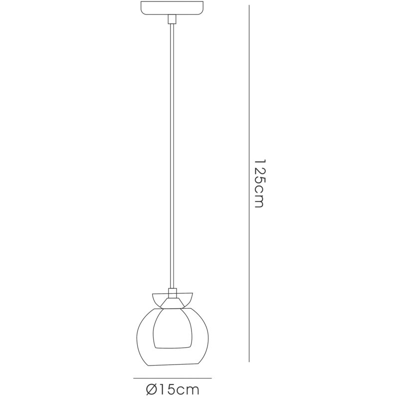 Kissell 1 - Light Beige Pendant